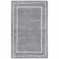 SAFAVIEH Bella BEL151D Handmade Silver / Ivory Rug 2' 6 x 4'