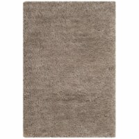 SAFAVIEH Sheep Shag SSG120A Handwoven Silver Rug 2' x 3'