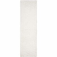 SAFAVIEH Sheep Shag Collection SSG120B Handwoven Ivory Rug 2' 3 x 8'