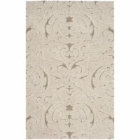 SAFAVIEH Florida Shag SG467-1113 Cream / Beige Rug 4' x 6'