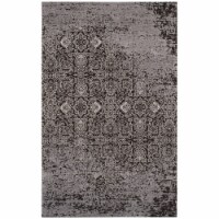 Safavieh CLV224B-4 4 x 6 ft. CLV-Classic Vintage Power Loomed Small Rectangle Area Rug, Silve