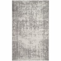 Safavieh CLV225B-5 5 x 8 ft. CLV-Classic Vintage Power Loomed Medium Rectangle Area Rug, Silv