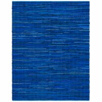 Safavieh RAR130B-6 Rag Rug Medium Rectangle Area Rug, Blue & Multi - 6 x 9 ft.
