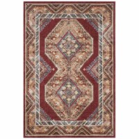Safavieh BIJ647R-8 Bijar Large Rectangle Area Rug, Red & Rust - 8 x 10 ft.