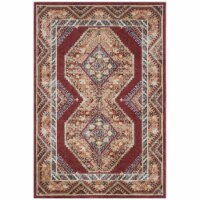 Safavieh BIJ647R-9 Bijar Large Rectangle Area Rug, Red & Rust - 9 x 12 ft.