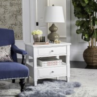 SAFAVIEH Jenson 2-Drawer Night Stand White