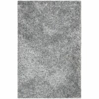 Safavieh MLS431S-10 Sg-Mls-Malibu Shag Rugs, Silver - 10 x 14 ft.