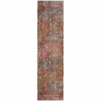 Safavieh VTP409D-28 2 ft.-2 in. x 8 ft. Runner Vintage Persian Power Loomed Rug, Brown & Mult