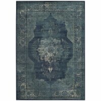 Safavieh VTG122-2330-4 VIntage Small Rectangle Area Rug, Navy - 4 x 5 ft. 7 in.