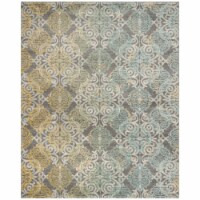 Safavieh EVK230D-1218 Evoke Oversized Area Rug, Grey & Ivory - 12 x 18 ft.