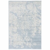 Safavieh ADR101T-5 Adirondack Power Loomed Medium Rectangle Rugs, Slate & Ivory - 5 ft. 1 in.