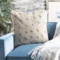 SAFAVIEH Silver Mint Sparkles Pillow Beige / Green