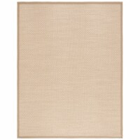 Safavieh NF141B-10 Natural Fiber Large Rectangle Rugs, Maize & Linen - 10 x 14 ft.