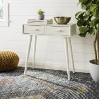 SAFAVIEH Dean 2-Drawer Console Table Vintage White