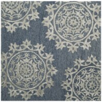 Safavieh BEL914A-5SQ 5 x 5 ft. Bella Hand Tufted Square Area Rug, Blue