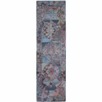 Safavieh VOS740A-28 Vintage Oushak Hand Tufted Runner Rug, Blue - 2 ft.-3 in. x 8 ft.