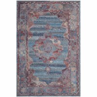Safavieh VOS740A-6 Vintage Oushak Hand Tufted Rectangle Rug, Blue - 6 x 9 ft.