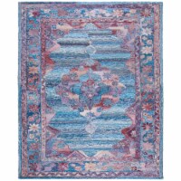SAFAVIEH Vintage Oushak VOS740A Handmade Blue Rug 8' x 10'