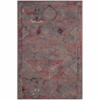 Safavieh VOS741C-6 Vintage Oushak Medium Rectangle Area Rug, Red - 6 x 9 ft.