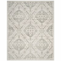 Safavieh CNG623S-6 Carnegie Power Loomed Medium Rectangle Rugs, Silver & Grey - 6 ft. 7 in. x