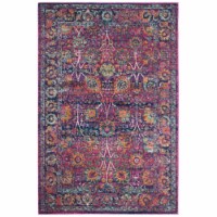 SAFAVIEH Granada Collection GRA352D Fuchsia / Multi Rug 4' x 6'