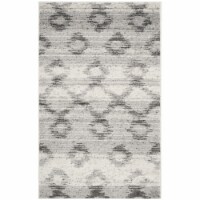Safavieh ADR106P-24 Adirondack Power Loomed Accent Area Rug, Silver & Charcoal - 2 ft.-6 in.