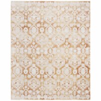 SAFAVIEH Palermo Collection PLM846G Gold / Beige Rug 9' x 12'