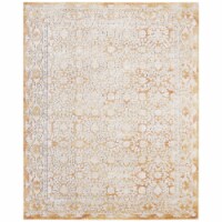 SAFAVIEH Palermo Collection PLM850G Gold / Beige Rug 8' x 10'