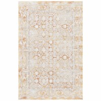 SAFAVIEH Palermo Collection PLM850G Gold / Beige Rug 5' 1 x 7' 6
