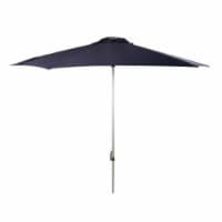SAFAVIEH Outdoor Collection Hurst 9-Foot Push Up Umbrella Navy