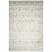 Safavieh PEG607E-810 8 x 10 ft. Persian Garden Power Loomed Rectangle Area Rug, Ivory & Silve