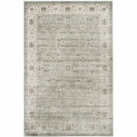 Safavieh PEG608Q-810 8 x 10 ft. Persian Garden Power Loomed Rectangle Area Rug, Silver & Crea