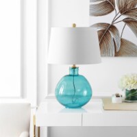 SAFAVIEH Adele Horn Table Lamp (Set of 2) | Silver / Cream |