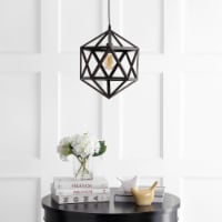 SAFAVIEH Archer 21 Inch Dome Pendant | Gold |