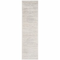 Safavieh CNG631C-212 2 ft.-3 in. x 12 ft. Carnegie Power Loomed Runner Rug, Cream & Light Gre