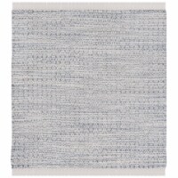 Safavieh BOS707A-6SQ 6 x 6 ft. Square Boston Tufted Rug, Grey & Ivory