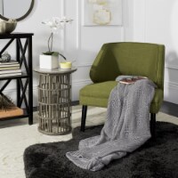 Safavieh Cozy Knit Throw Blanket - Medium Gray