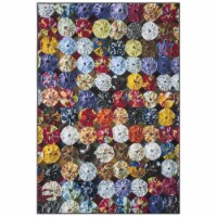 Safavieh AZT207R-5 Aztec Medium Rectangle Area Rug, Red & Multicolor - 5 ft.-1 in. x 7 ft.-6