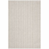 Safavieh WIL105A-4 4 x 6 ft. Wilton Hand Hooked Medium Rectangle Area Rug, Grey & Ivory