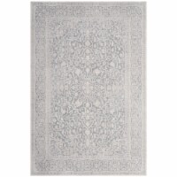 Safavieh RFT670C-4 Reflection Small Rectangle Area Rug, Light Grey & Cream - 4 x 6 ft.