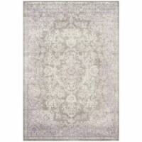 SAFAVIEH Passion Collection PAS402G Grey / Lavender Rug 3' x 5'