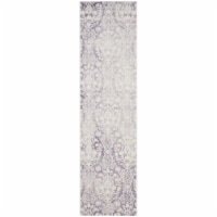 Safavieh PAS403A-210 Passion Runner Rug, Lavander & Ivory - 2 ft.-2 in. x 10 ft.