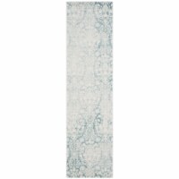 Safavieh PAS403B-26 Passion Runner Rug, Turquoise & Ivory - 2 ft.-2 in. x 6 ft.