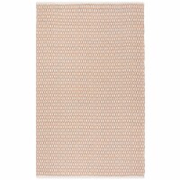 Safavieh MTK608D-5 5 x 8 ft. Medium Rectangle Montauk Hand Woven Rug, Orange & Ivory