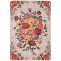 SAFAVIEH Daytona DAY115L Cream / Orange Rug 5' 1 x 7' 6