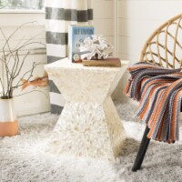 SAFAVIEH Calypso Sunburst Mosaic Stool Multi / Beige