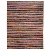 Safavieh CAP303A-6 Cape Cod Hand Woven Medium Rectangular Area Rug, Natural & Multicolor - 6