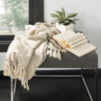 SAFAVIEH Danita Throw Blanket Beige