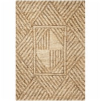 SAFAVIEH Organic ORG705A Handwoven Natural / Ivory Rug 4' x 6'