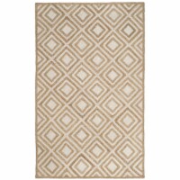 Safavieh CAP304A-4 Cape Cod Hand Woven Rectangle Area Rug, Natural & Ivory - 4 x 6 ft.